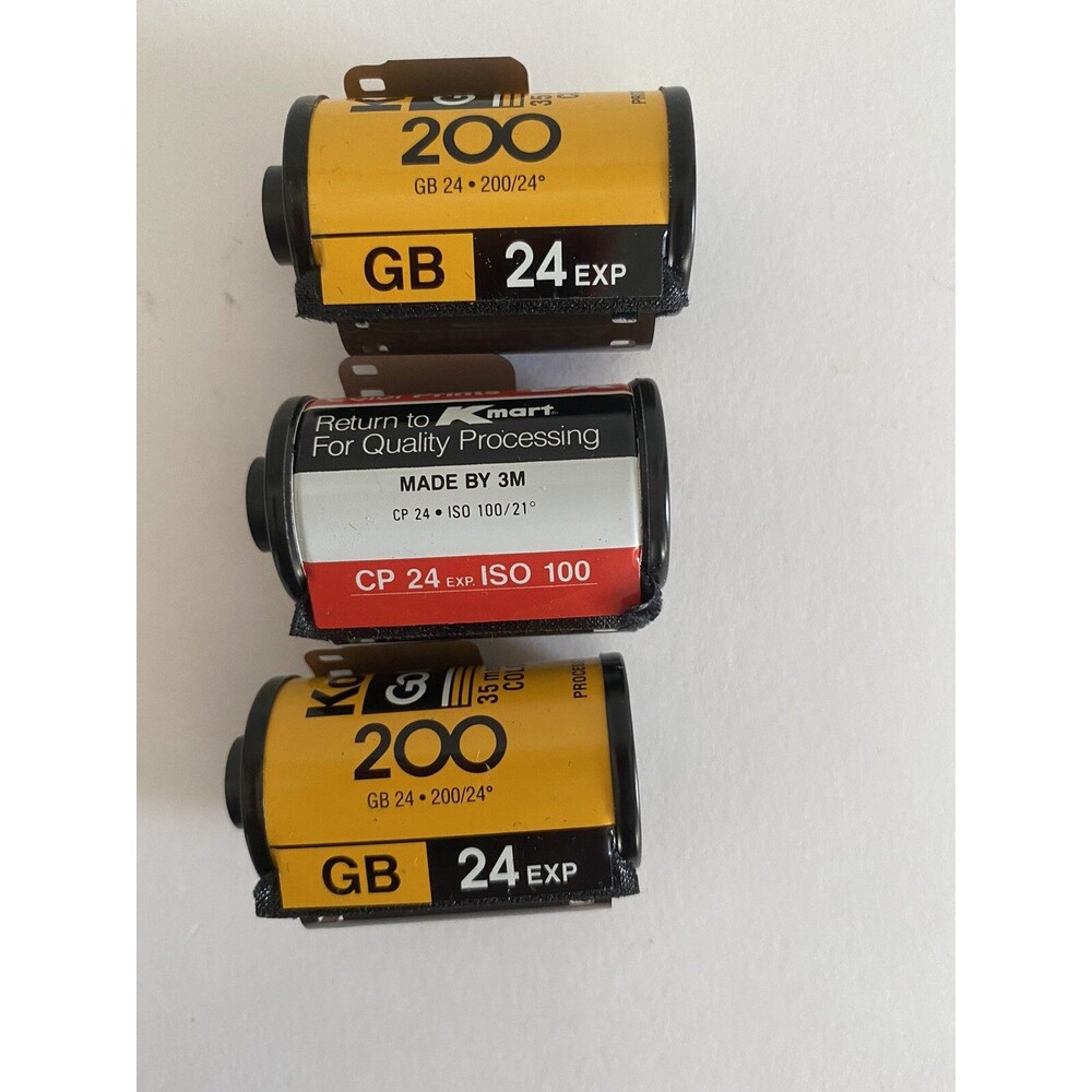 KODAK Film Gold Plus 200 24 Exp & KR Focal 100 24 Exp Film